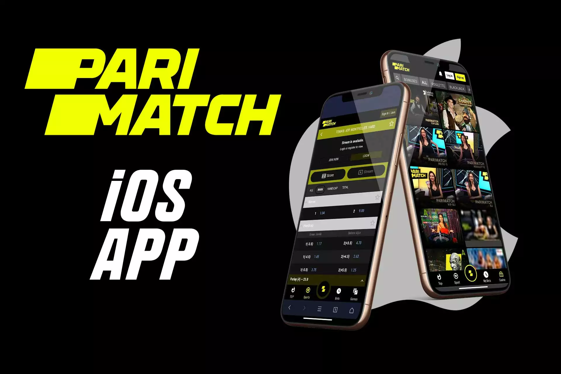 You can easily install the Parimatch app on your iPhone.
