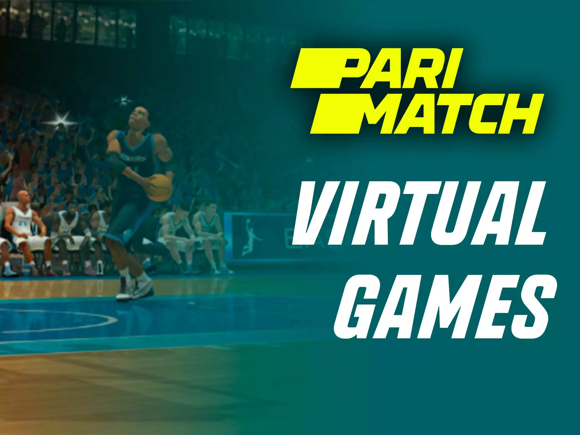 Bet on virtual basketball or hockey at the Parimatch sportsbook.