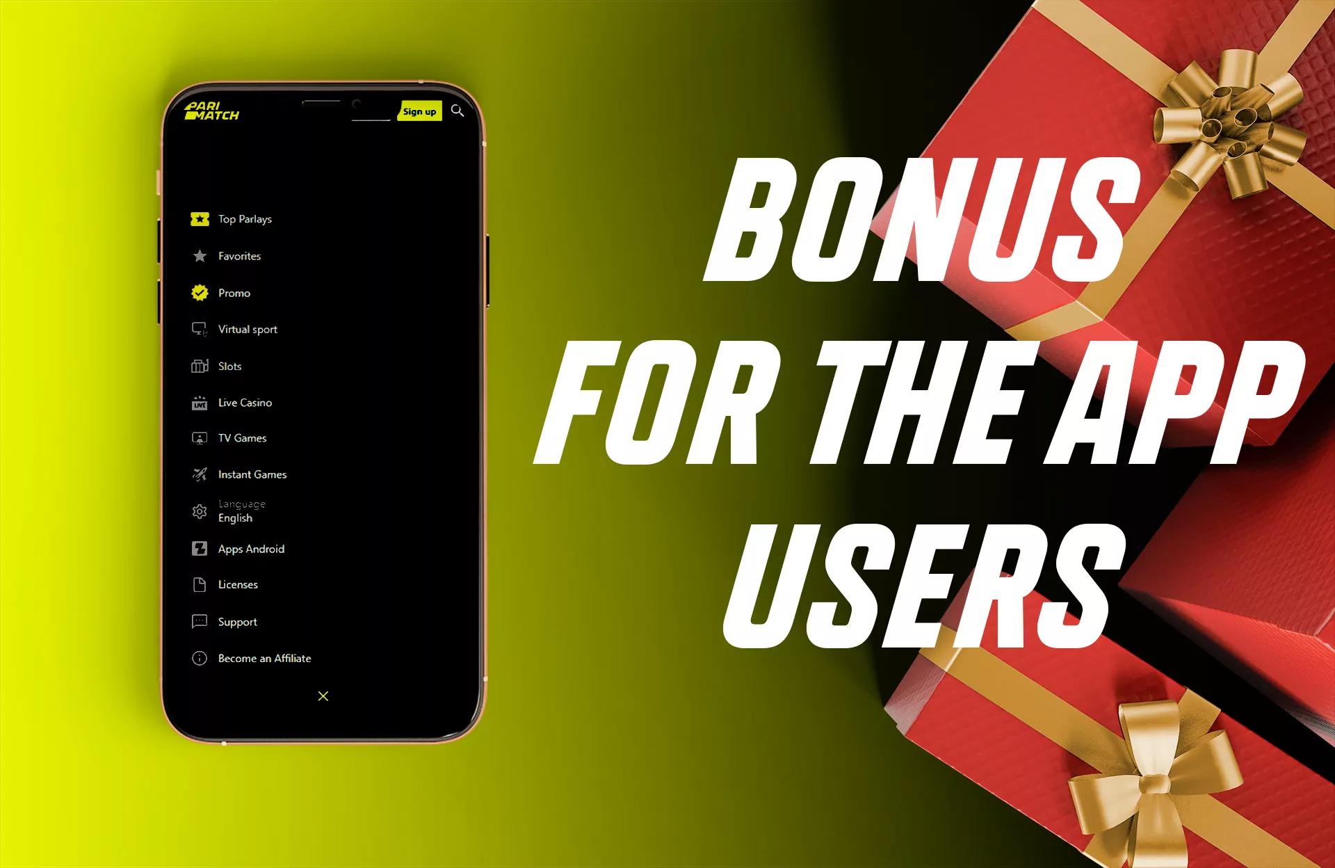 You can easily get your welcome bonus via the mobile app.