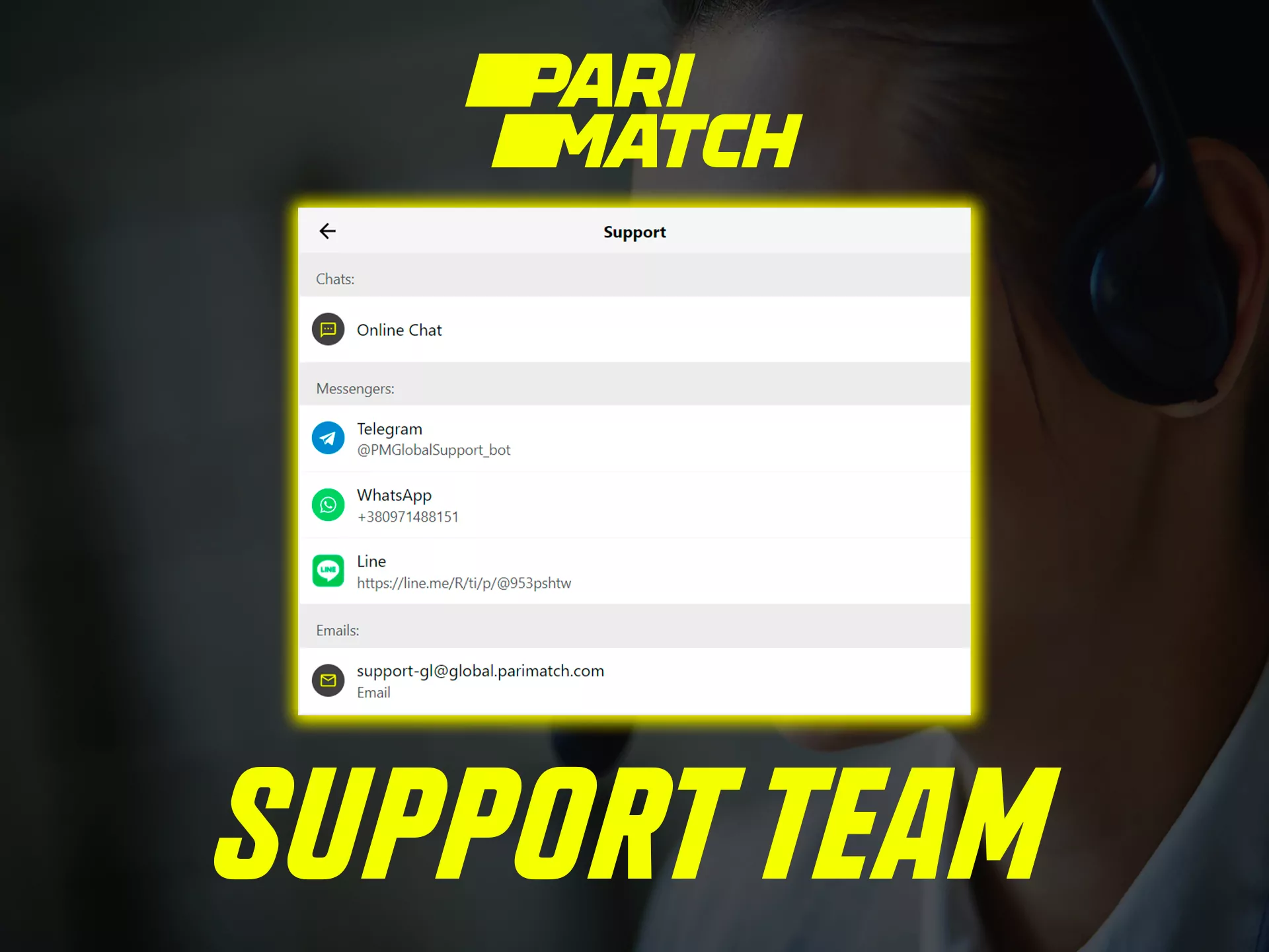 You can contact the support team 24/7.