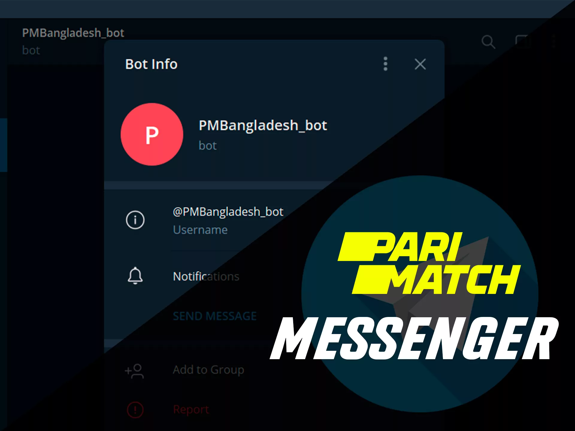 You can reach the Parimatch team on Telegram or WhatsApp.