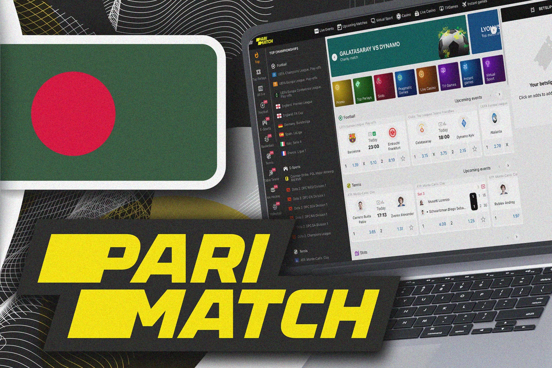 Parimatch is the world's most well-known bookmaker.