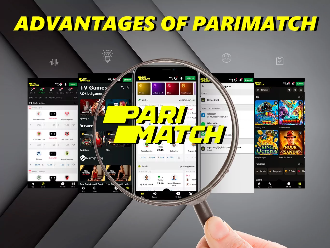 What makes Parimatch stand out from a large number of online betting sites.
