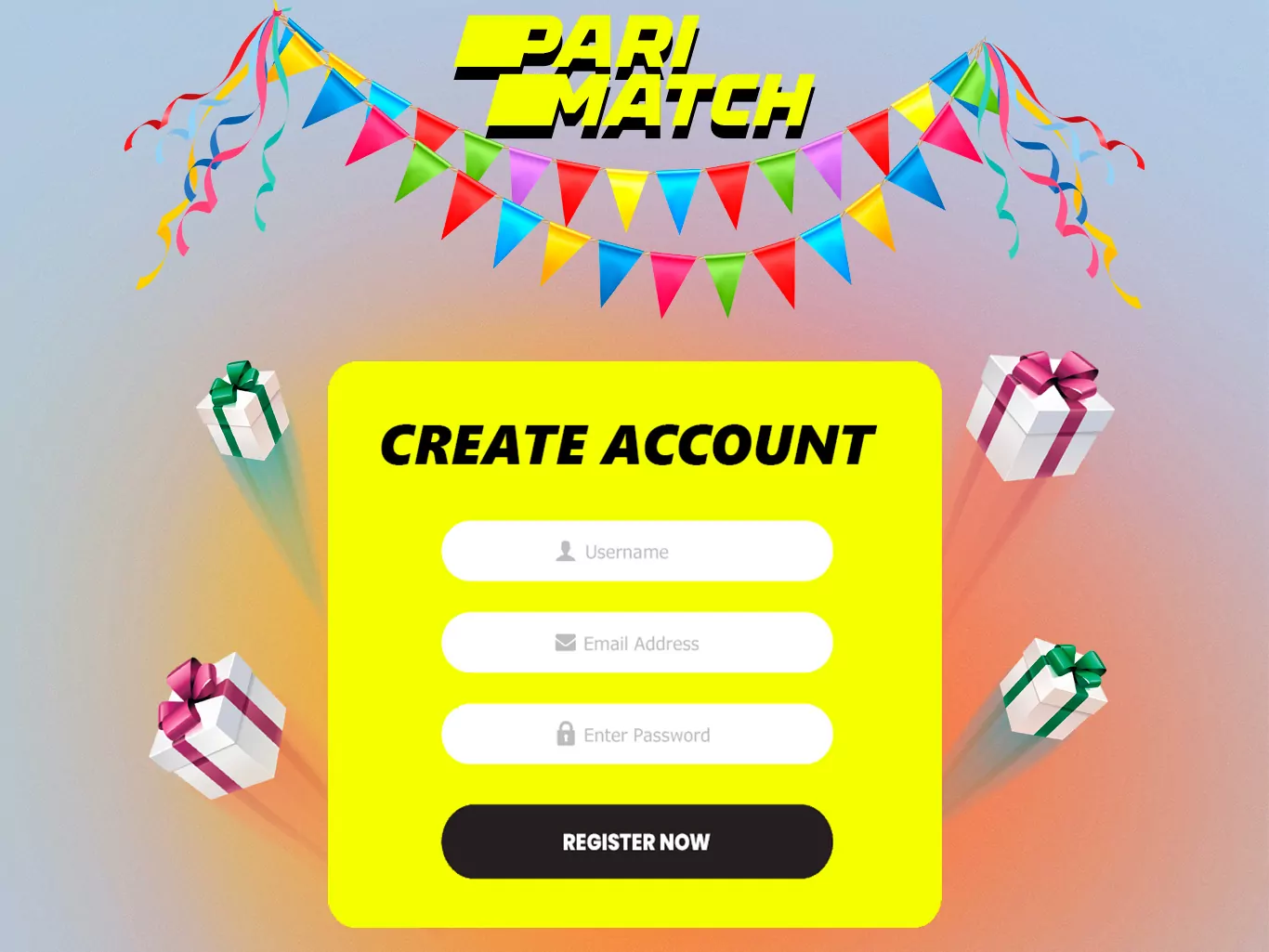 New users receive 12,000 BDT to their account, when registering with Parimatch.