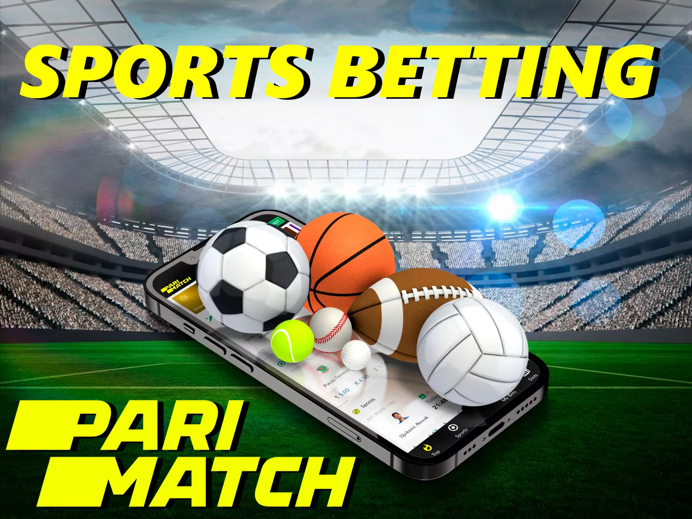 Parimatch have a sports betting section with the most popular sports.