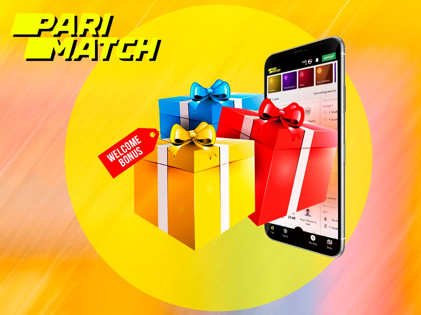 Everyone who registers with Parimatch will receive a pleasant surprise, regardless of where you have created an account in the application or on the website.