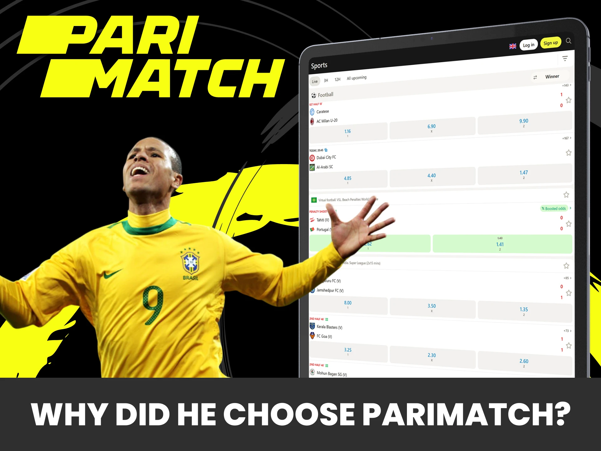 Find out why Luis Fabiano chose Parimatch.