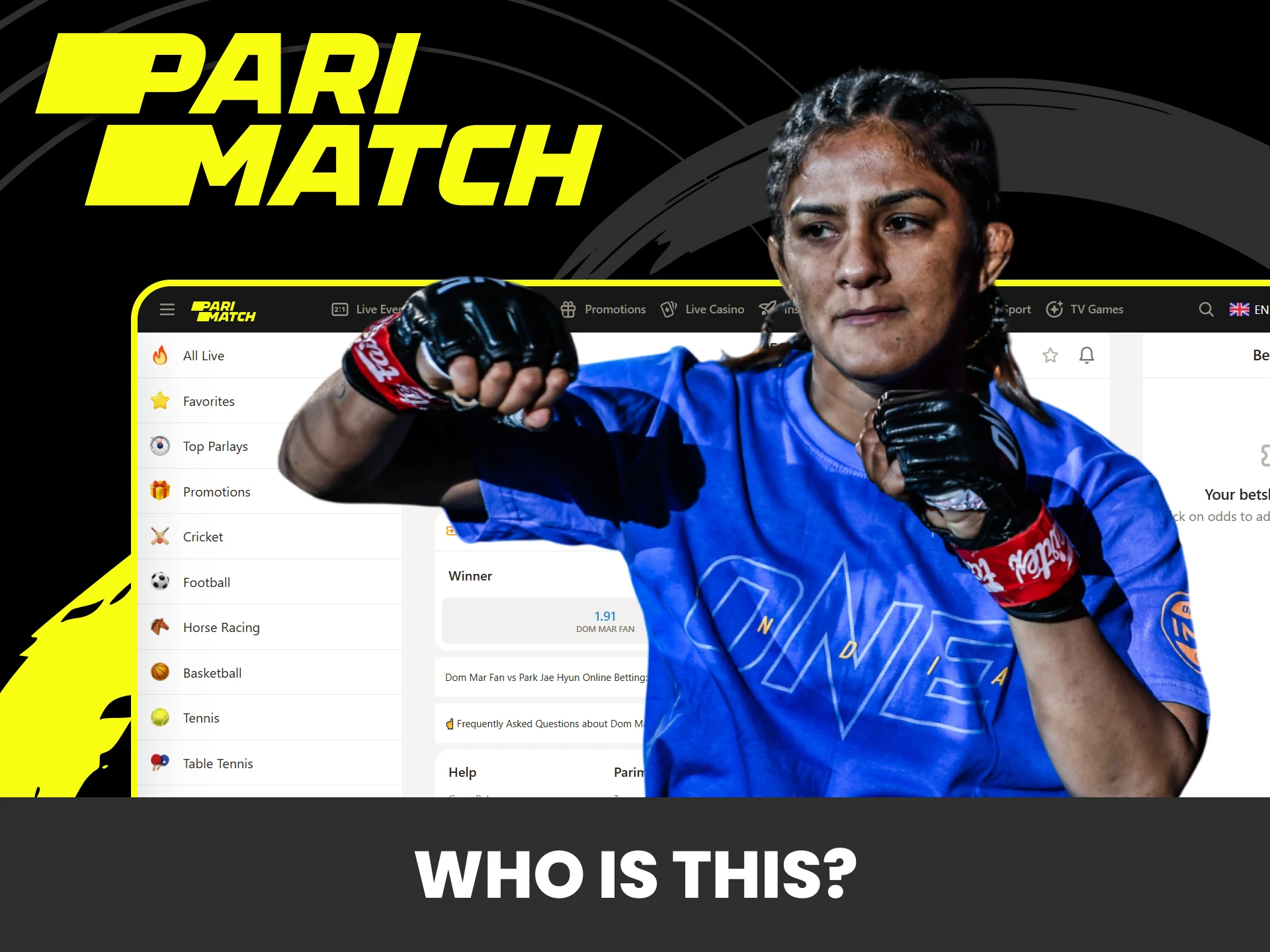 We will tell you about Ritu Phogat, a partner of Parimatch.