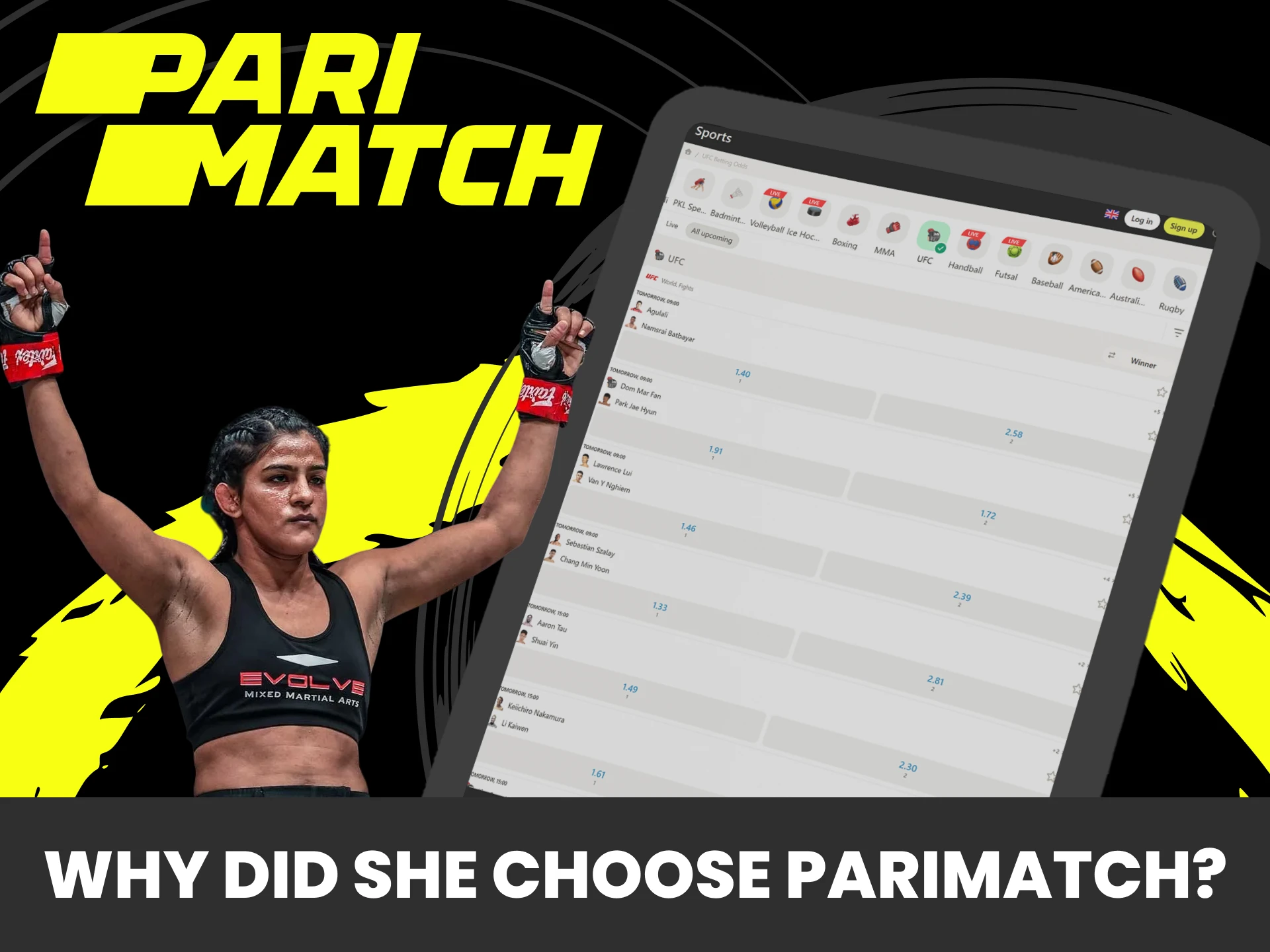 Find out why Ritu Phogat chose to be a Parimatch partner.