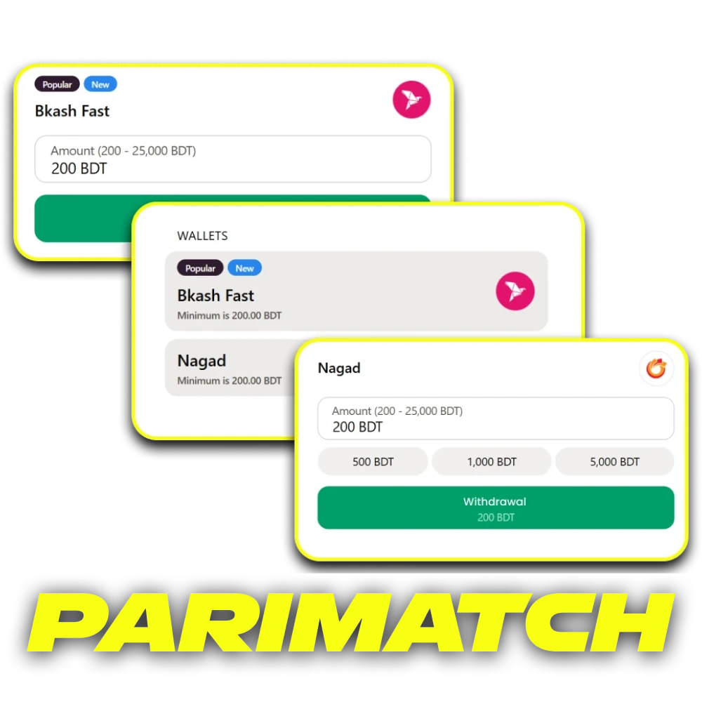 We will tell you about payment on the Parimatch website.