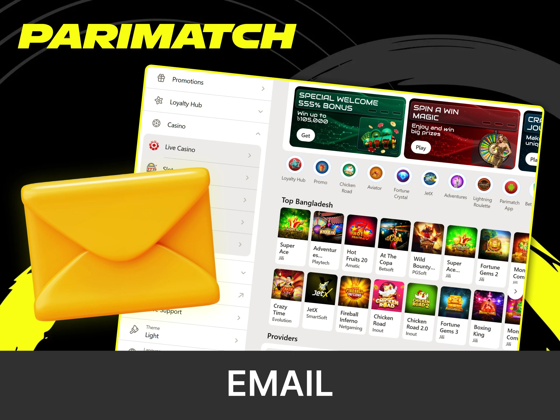 You can use email for non-urgent questions.