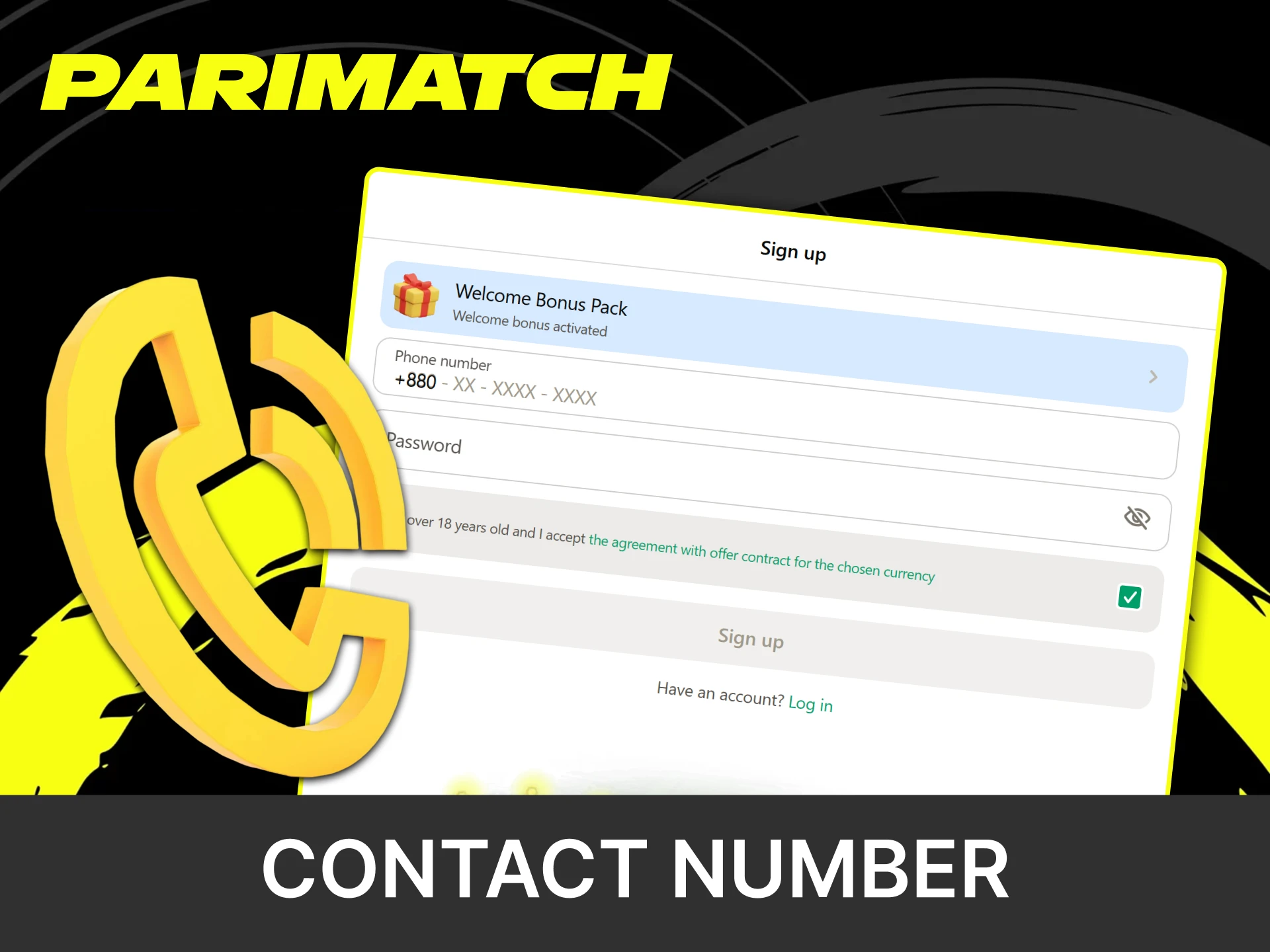 Call the Parimatch support team to solve urgent problems.