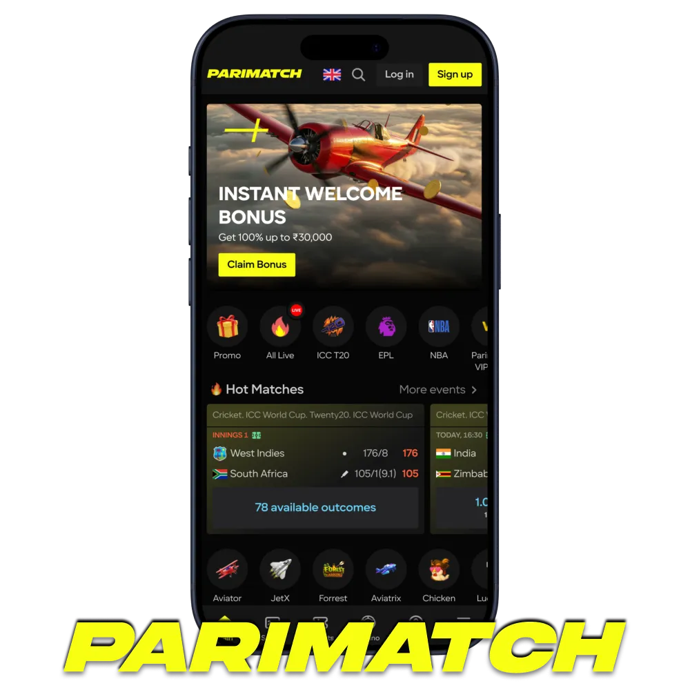 Download the Parimatch app and start winning now.