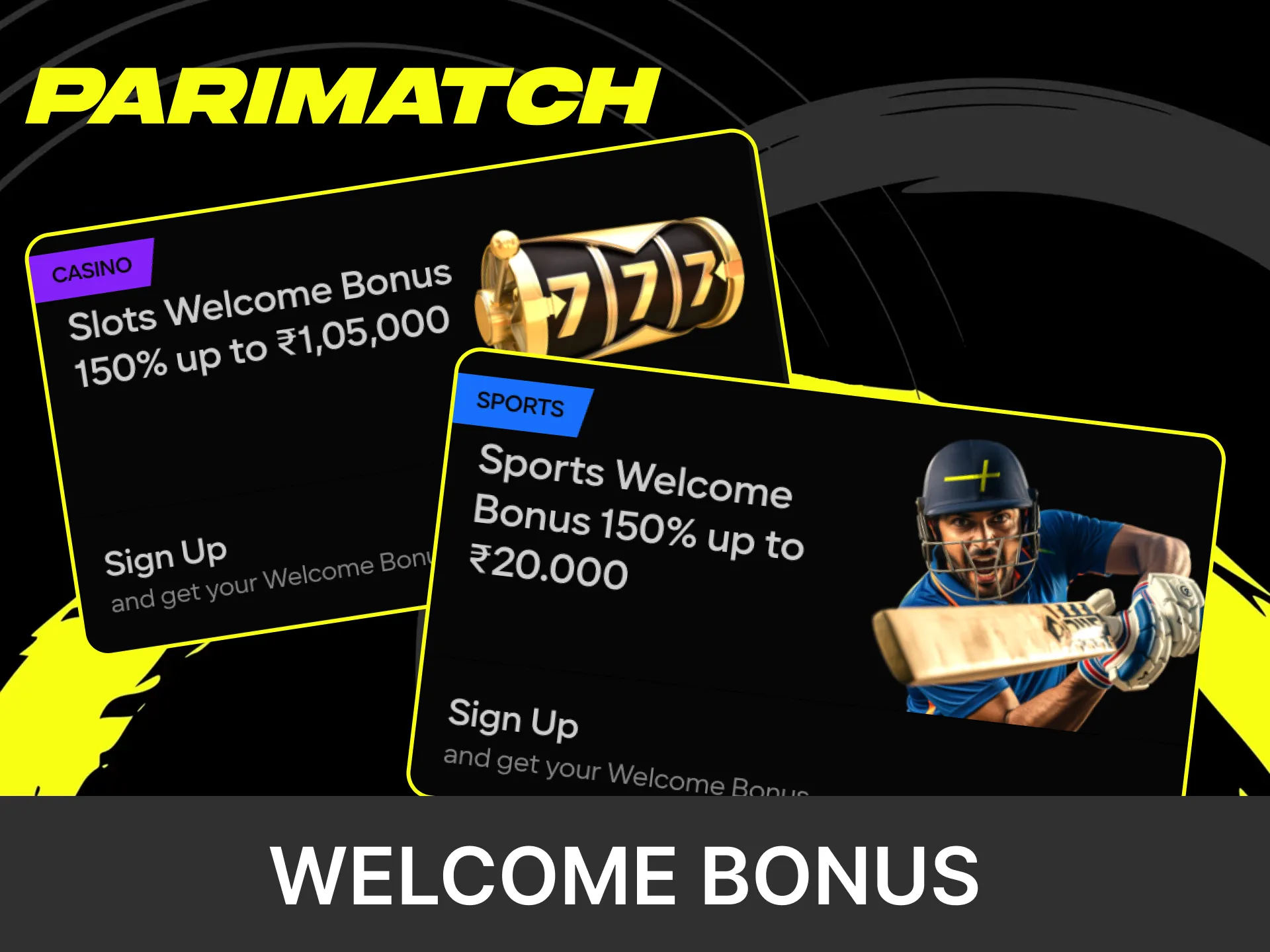 Get your welcome bonus in the Parimatch app.